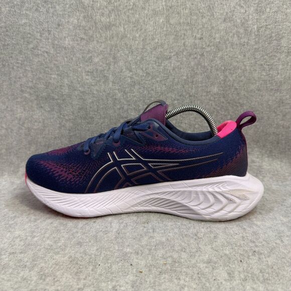 Asics Women's Athletic Shoes - Navy and Pink - Picture 7 of 9